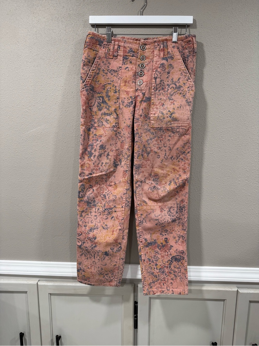 Anthropologie The Wanderer Utility Pant in Pink - Picture 3 of 10